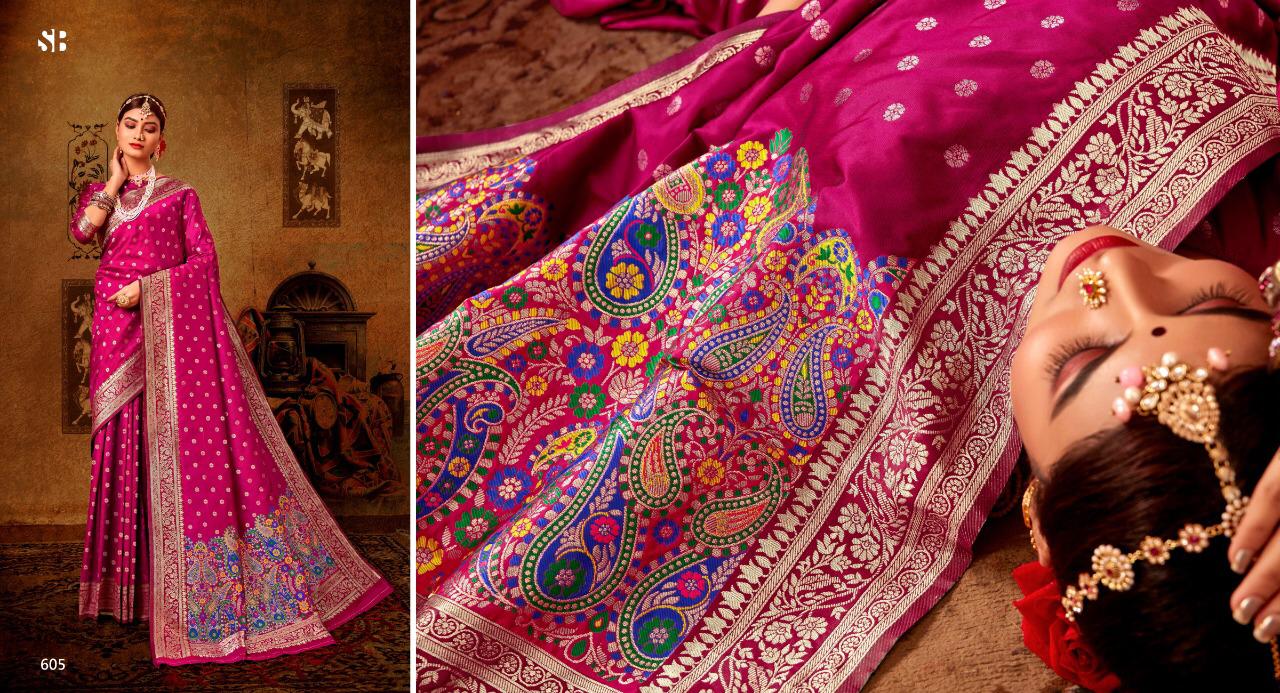 Shruti Presents Shubhkamnaye Designer Banarasi Silk Wedding Wear Saree Collections Catalog Wholesaler And Expoters