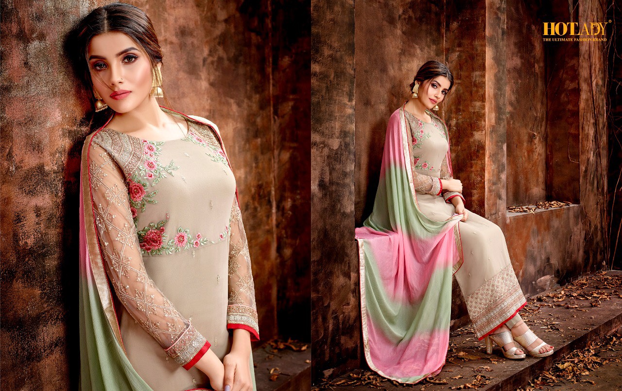 Hotlady Presents Mishty Designer Party Wear Straight Cut Salwar Suit Catalog Wholesaler