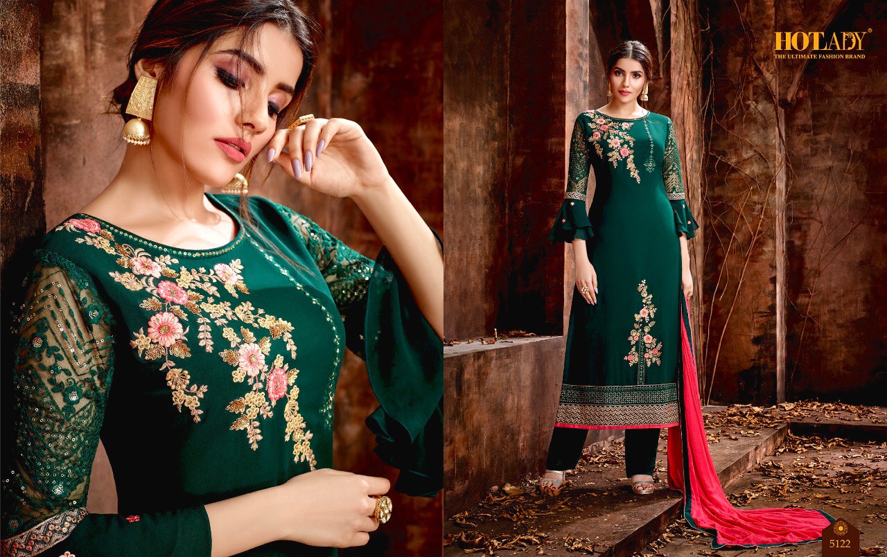 Hotlady Presents Mishty Designer Party Wear Straight Cut Salwar Suit Catalog Wholesaler
