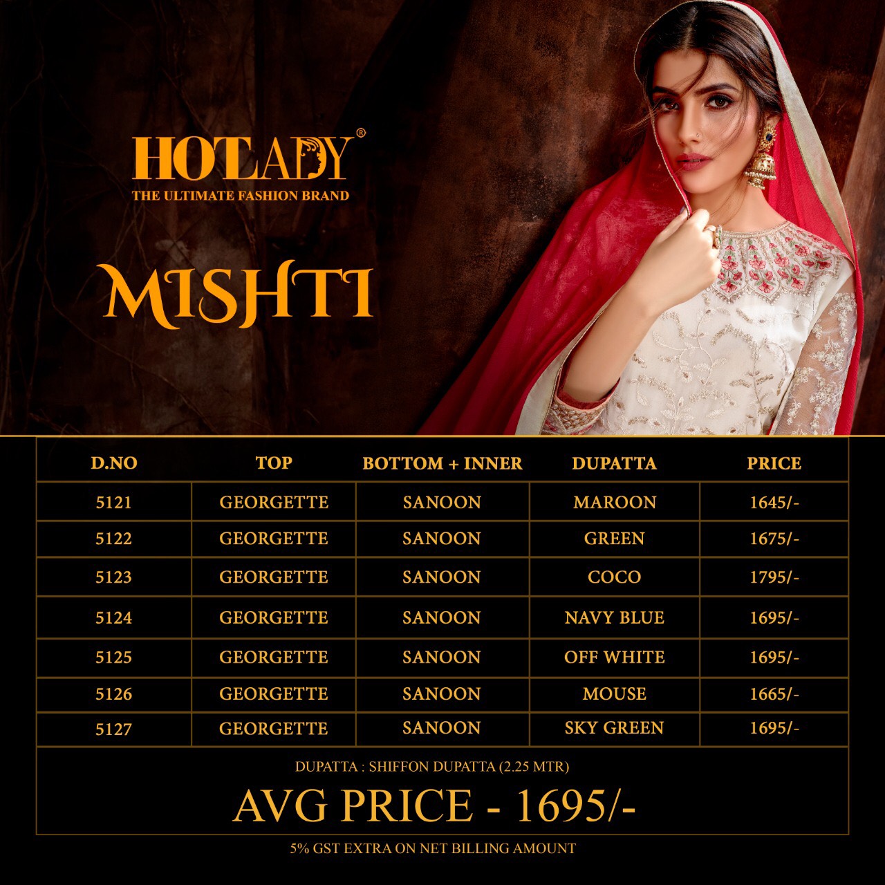 Hotlady Presents Mishty Designer Party Wear Straight Cut Salwar Suit Catalog Wholesaler
