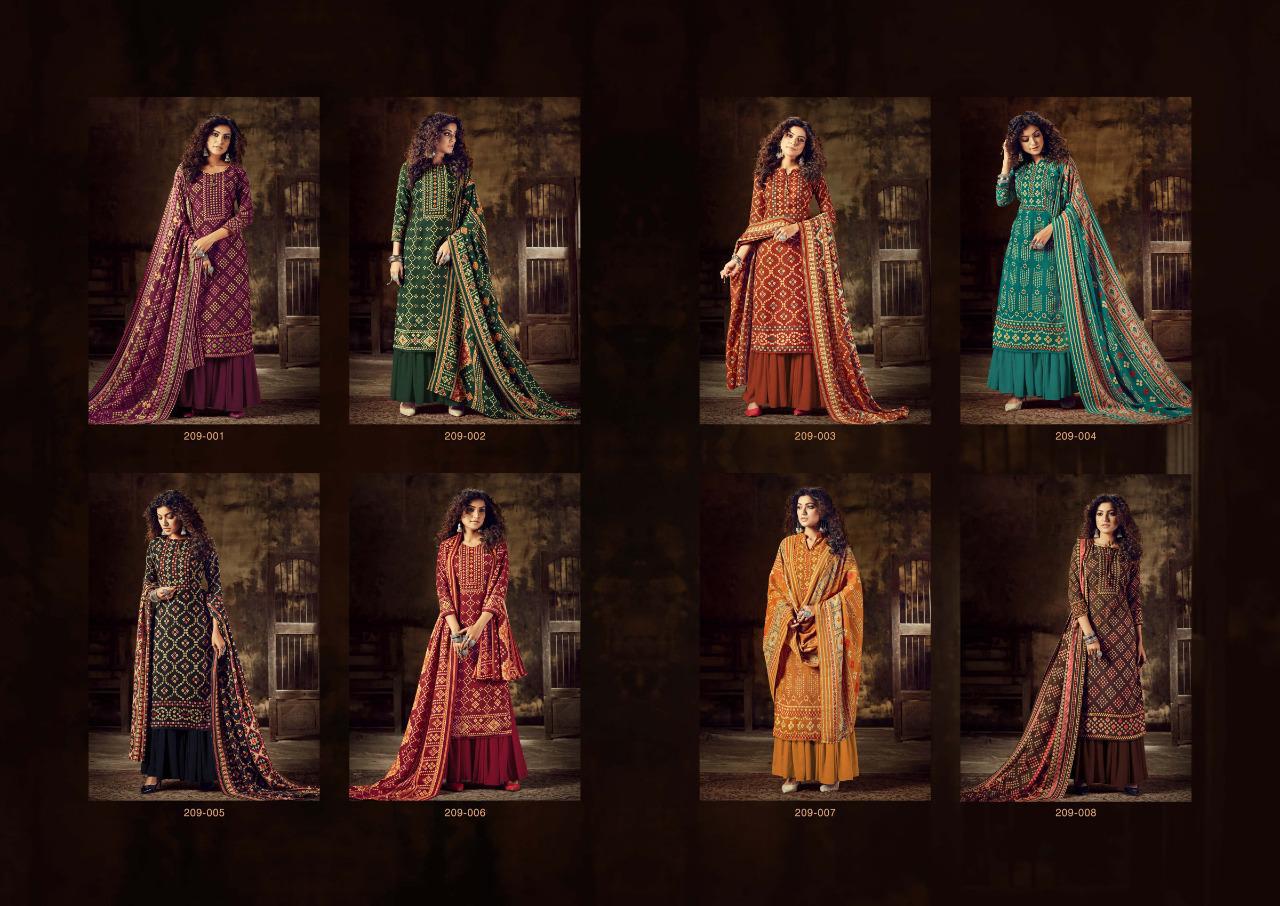 Sargam Print Launch Ajrakh Vol-2 Pashmina Designer Salwar Suit Wholesaler