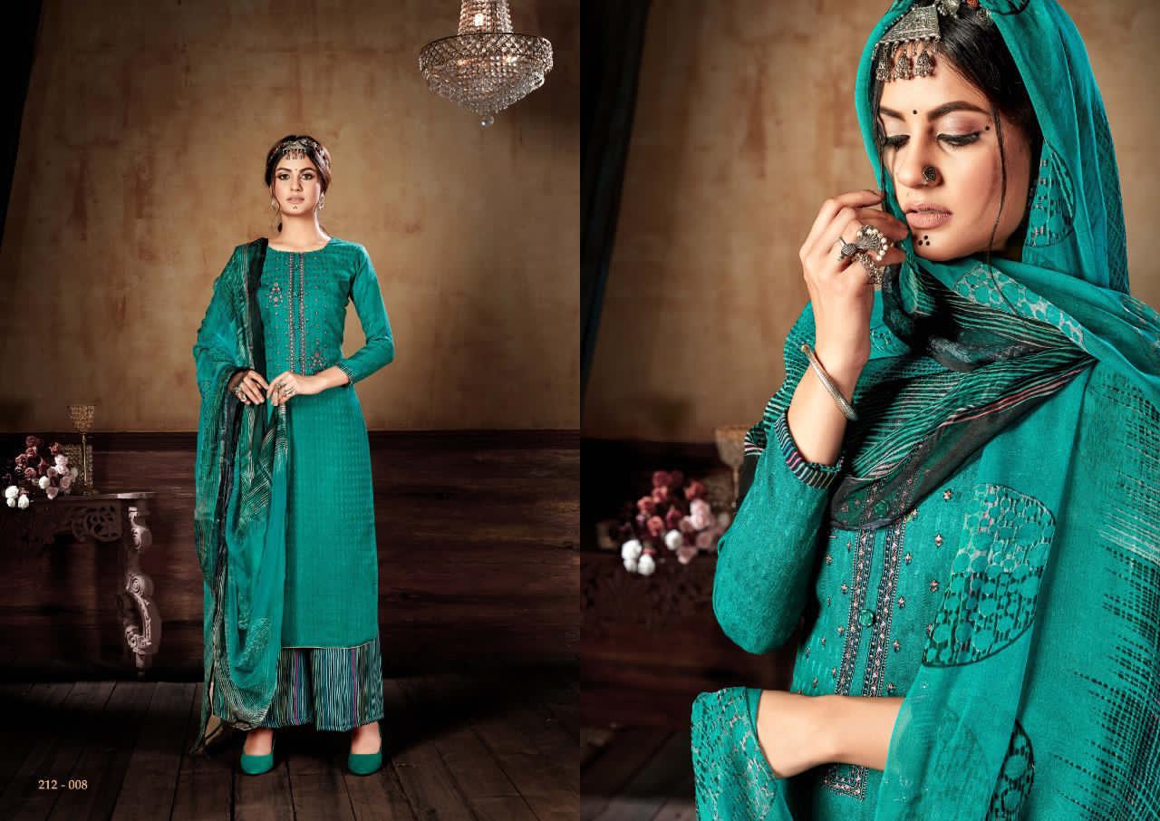 Sargam Print Presents Azira Pashmina Print Embroidery Work Salwar Suit Wholesaler