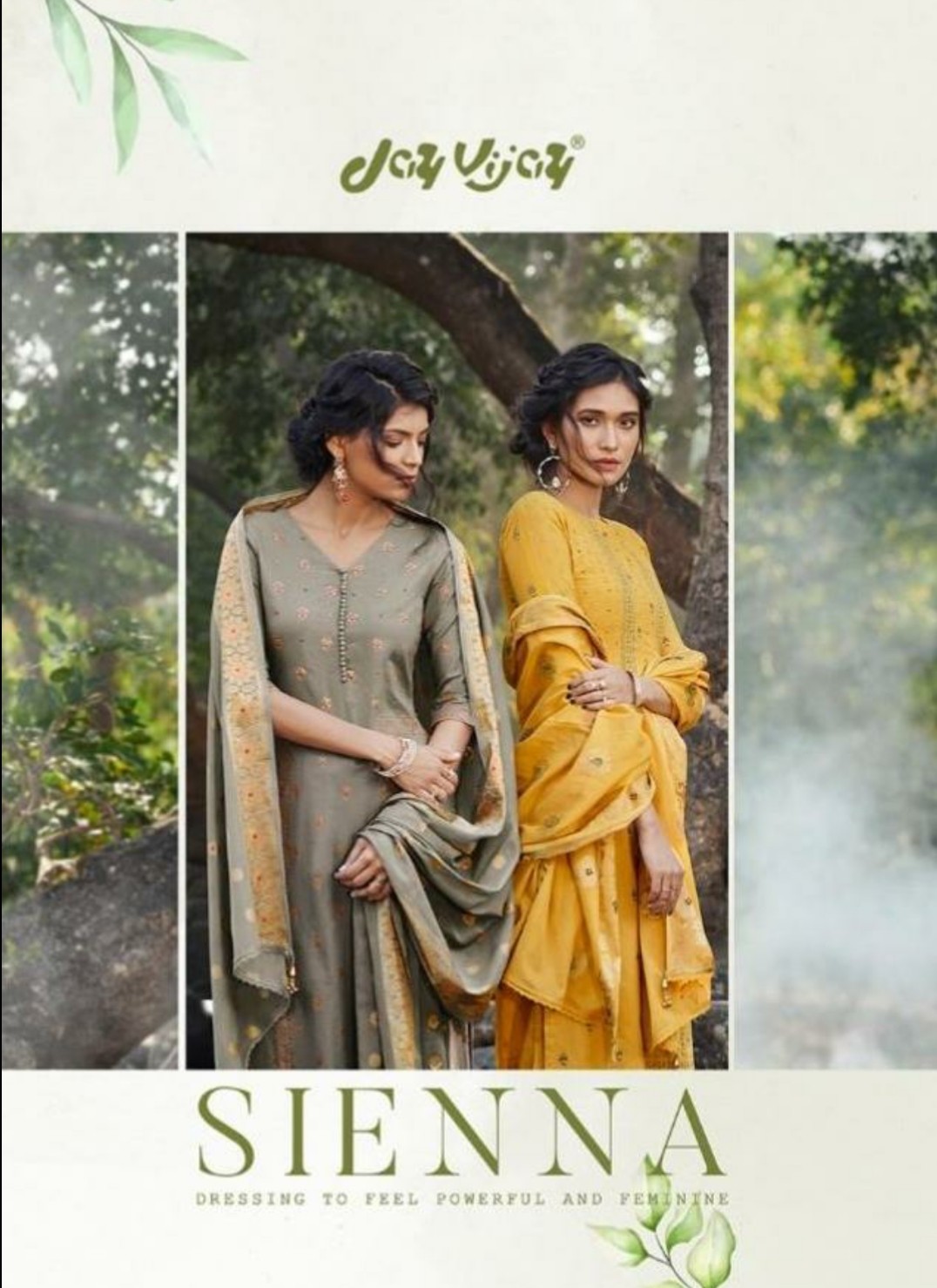 Jay Vijay Presents Seinna Cotton Designer Long Salwar Suite Cataloge Wholesaler