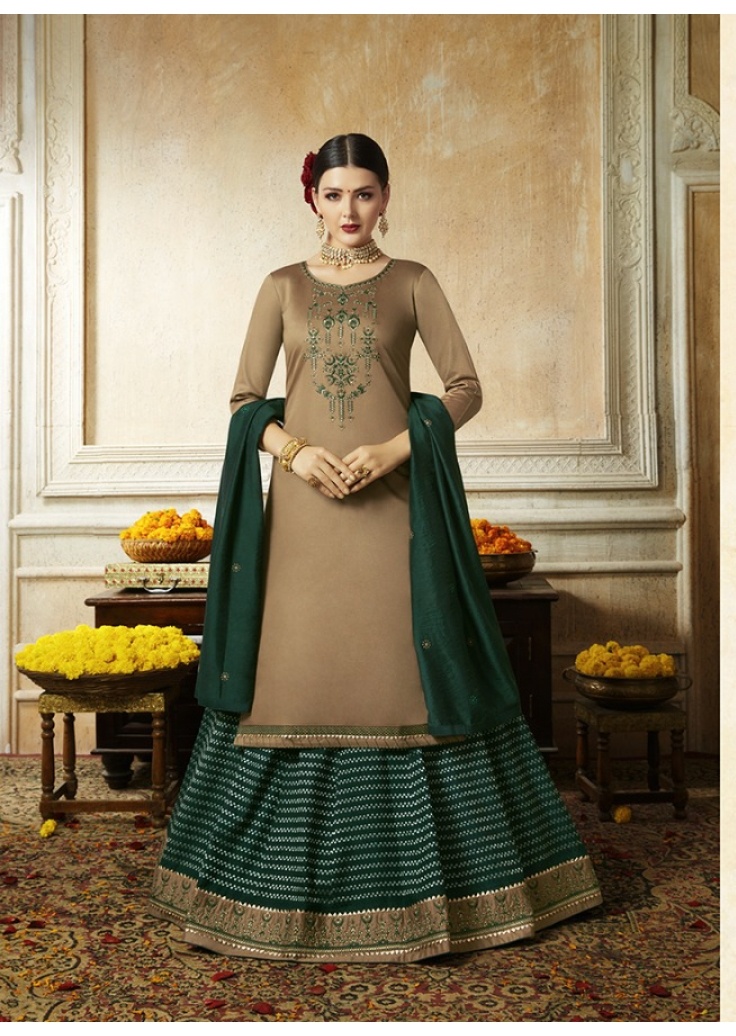 Kivi Presents Malang With Lehenga Beautiful Designer Party Wear Top With Skirt Readymade Collection At Wholesale