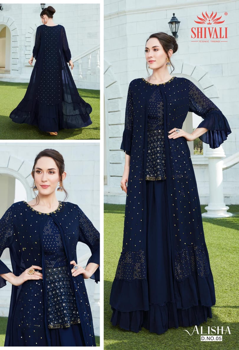 S4u Shivali Presents Alisha Vol-6 Fancy Exclusive Designer Party Wear Kurtis Cataloge Collection