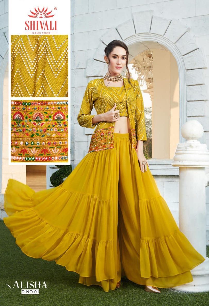 S4u Shivali Presents Alisha Vol-6 Fancy Exclusive Designer Party Wear Kurtis Cataloge Collection