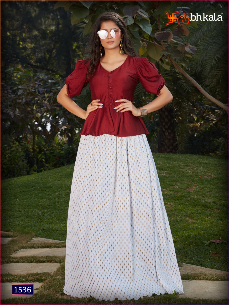 Shubhkala Presents Frill And Flare Vol-2 Cotton Designer Crop Top Cataloge Collection