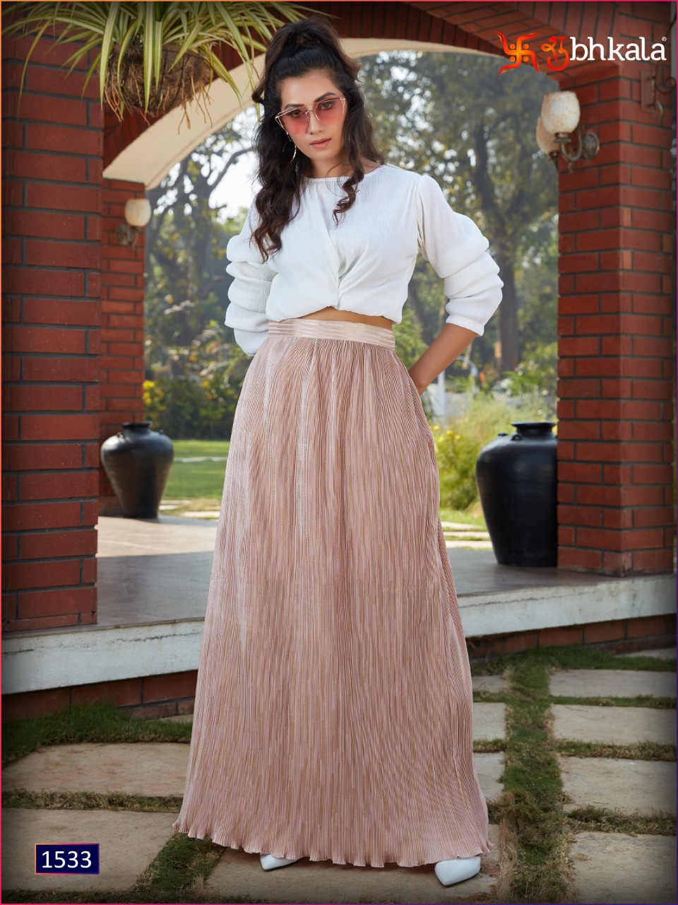 Shubhkala Presents Frill And Flare Vol-2 Cotton Designer Crop Top Cataloge Collection
