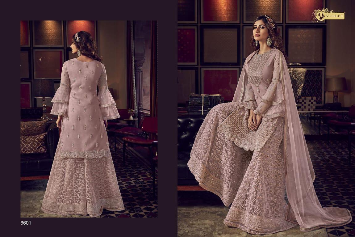 Swagat Launch Snow White 6601 To 6609 Series Butterfly Net Designer Wedding Wear Salwar Suits Catalog Wholesaler
