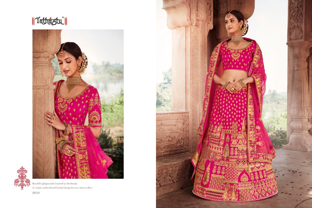 Tathastu Presents 3901 To 3911 Series Heavy Designer Wedding Wear Bridal Lehenga Choli Cataloge Wholesaler And Exporters In Surat