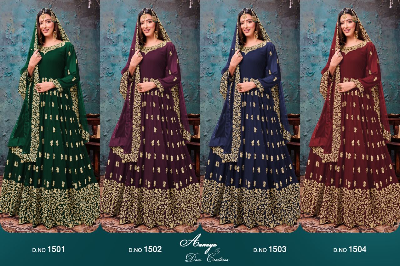 Twisha Presents Twisha Vol-115 Georgette Designer Embroidery Work Pakistani Salwar Suit Wholesaler