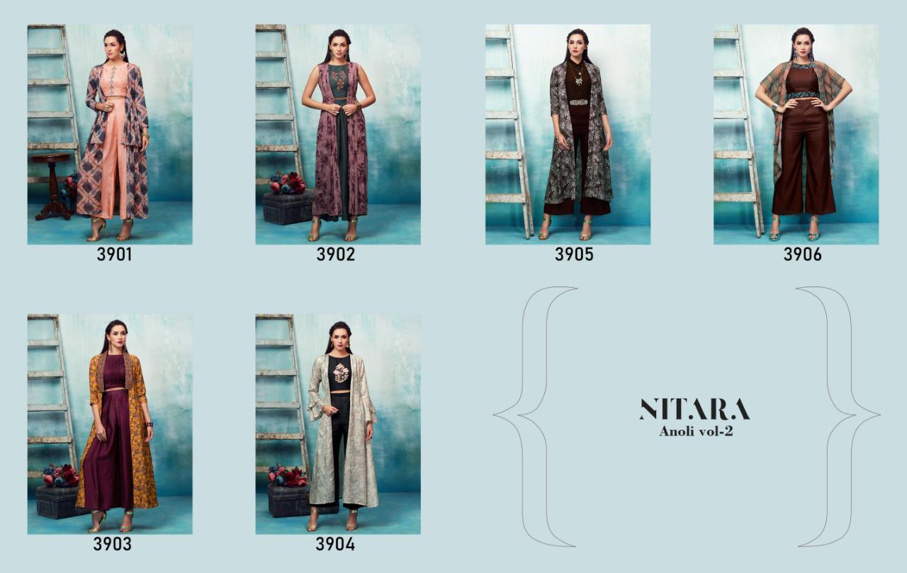 Nitara Presents Anoli Vol-2 Designer Exclusive Collection Of Readymade Crop Top Collection