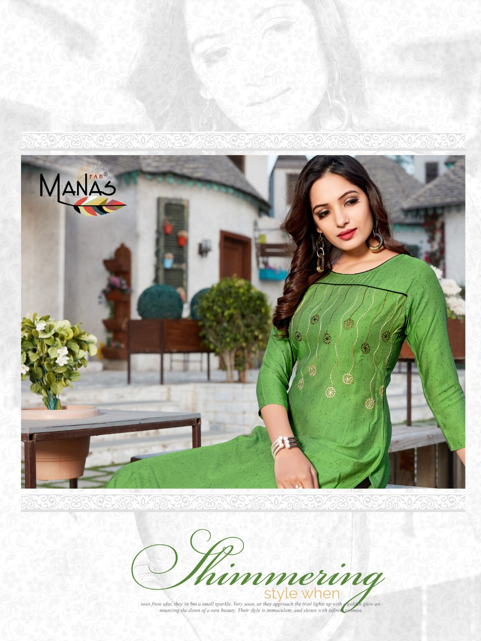 Manas Presents Anishka Vol-4 Rayon Beautiful Designer Kurtis Catalog Wholesaler