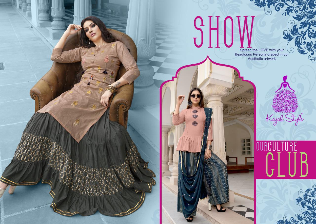 Kajal Style Presents Fashion Lakme Vol-4 Heavy Rayon Exclusive Collection Of Designer Partywear Kurtis Catalogues Wholesaler