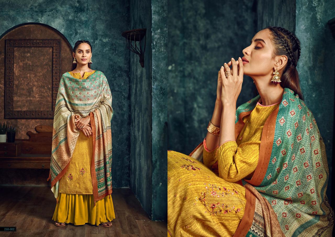 Sargam Print Presents Yasmin Vol-2 Pure Pashmina Designer Work Plazzo Salwar Suit Wholesaler
