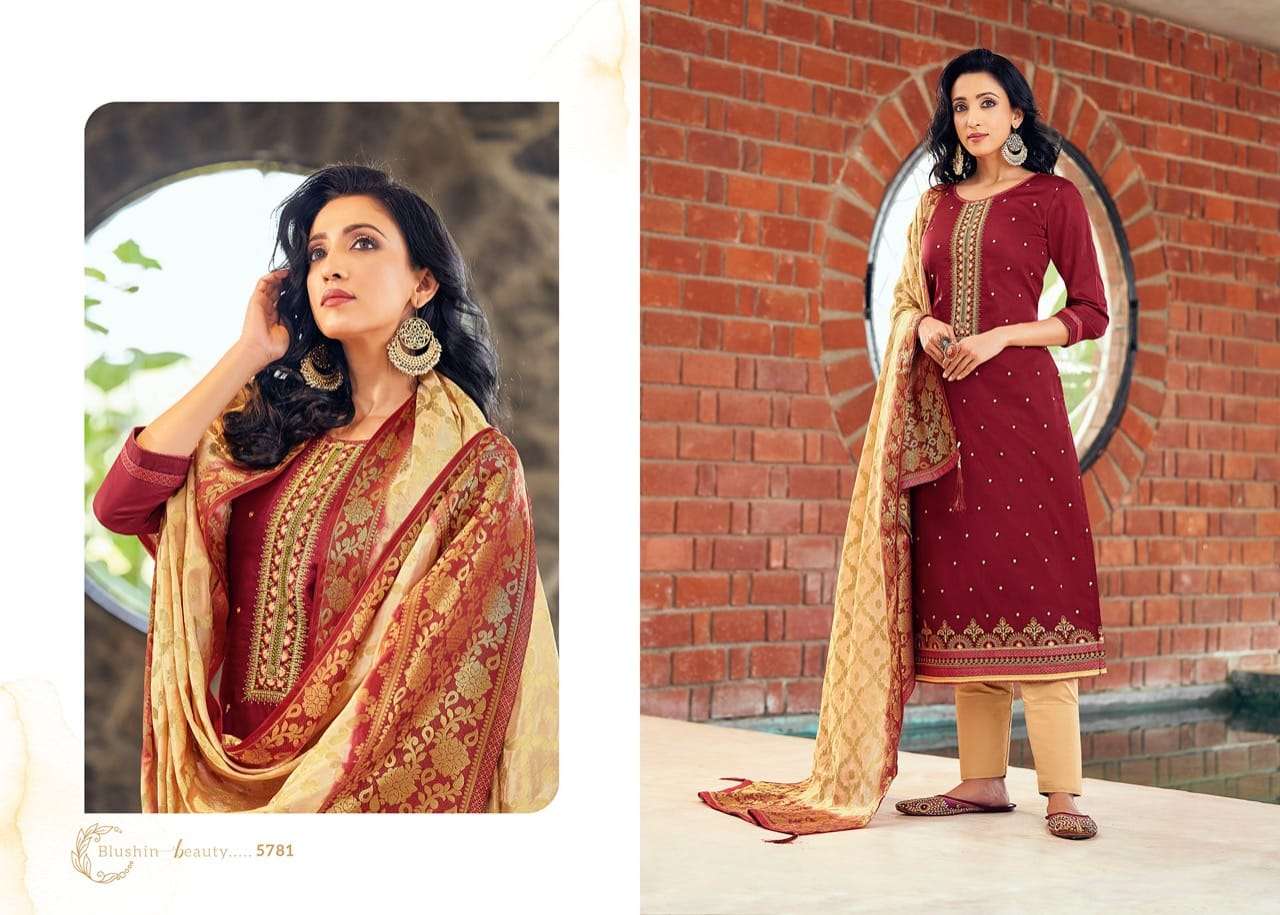 Kessi Presents Asopalav Vol-18 Jam Silk With Embroidery Work Salwar Suit Wholesaler