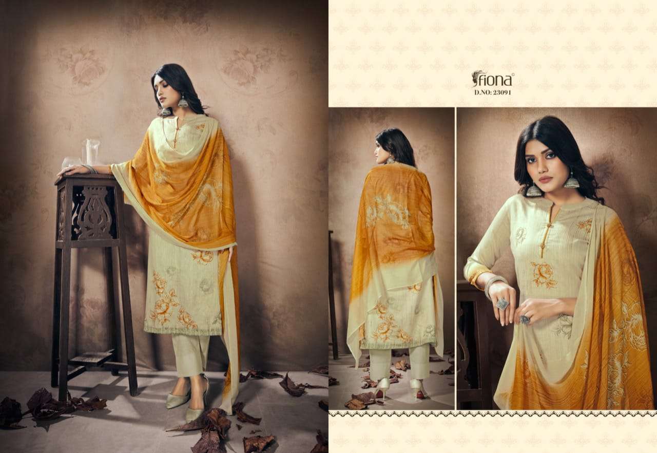 Fiona Presents Nazakat Jam Silk With Hand Work Straight Salwar Suit Wholesaler