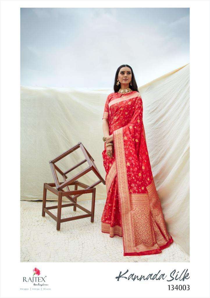 Rajtex Presents Kannada Silk Party Wear Silk Sarees Cataloge Wholesaler
