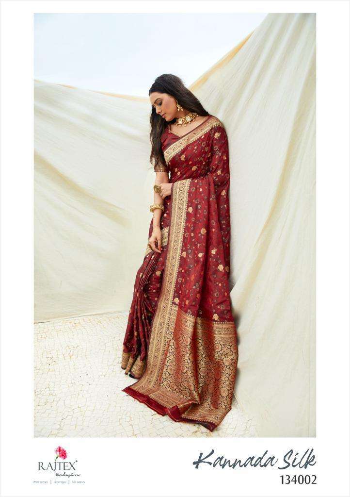 Rajtex Presents Kannada Silk Party Wear Silk Sarees Cataloge Wholesaler