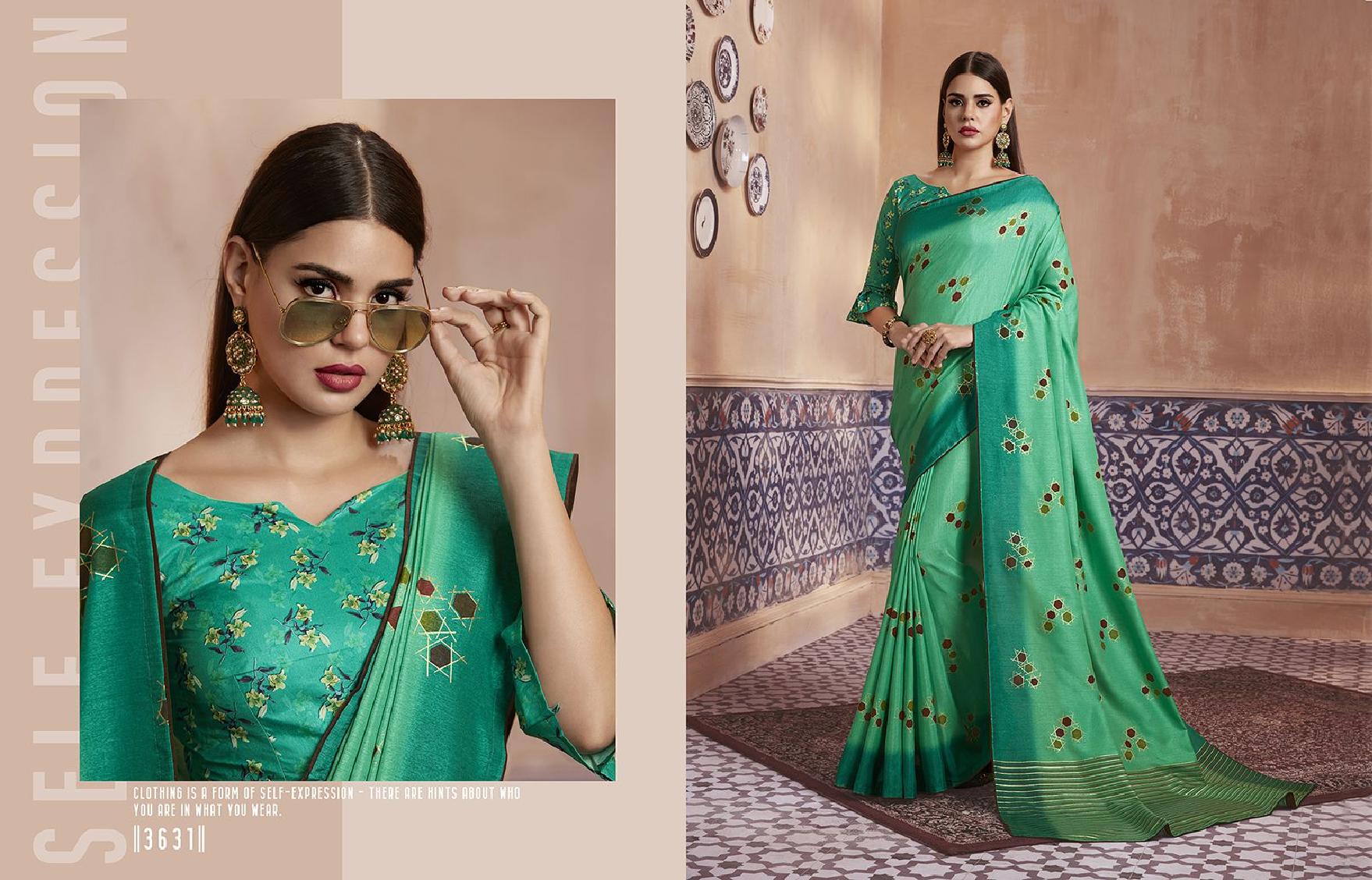 Kessi Sarees Presents Silk Touch Vol-3 Designer Party Wear Sarees Catalog Wholesaler