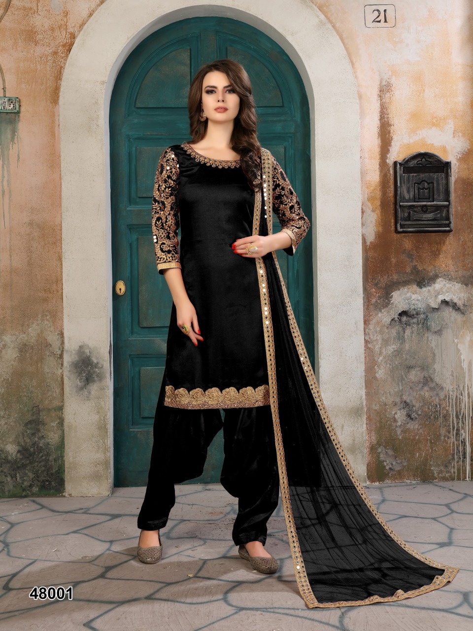 Twisha Presents Aanaya 48000 Series Silk Grandeur Look Patial Salwar Suit Catalog