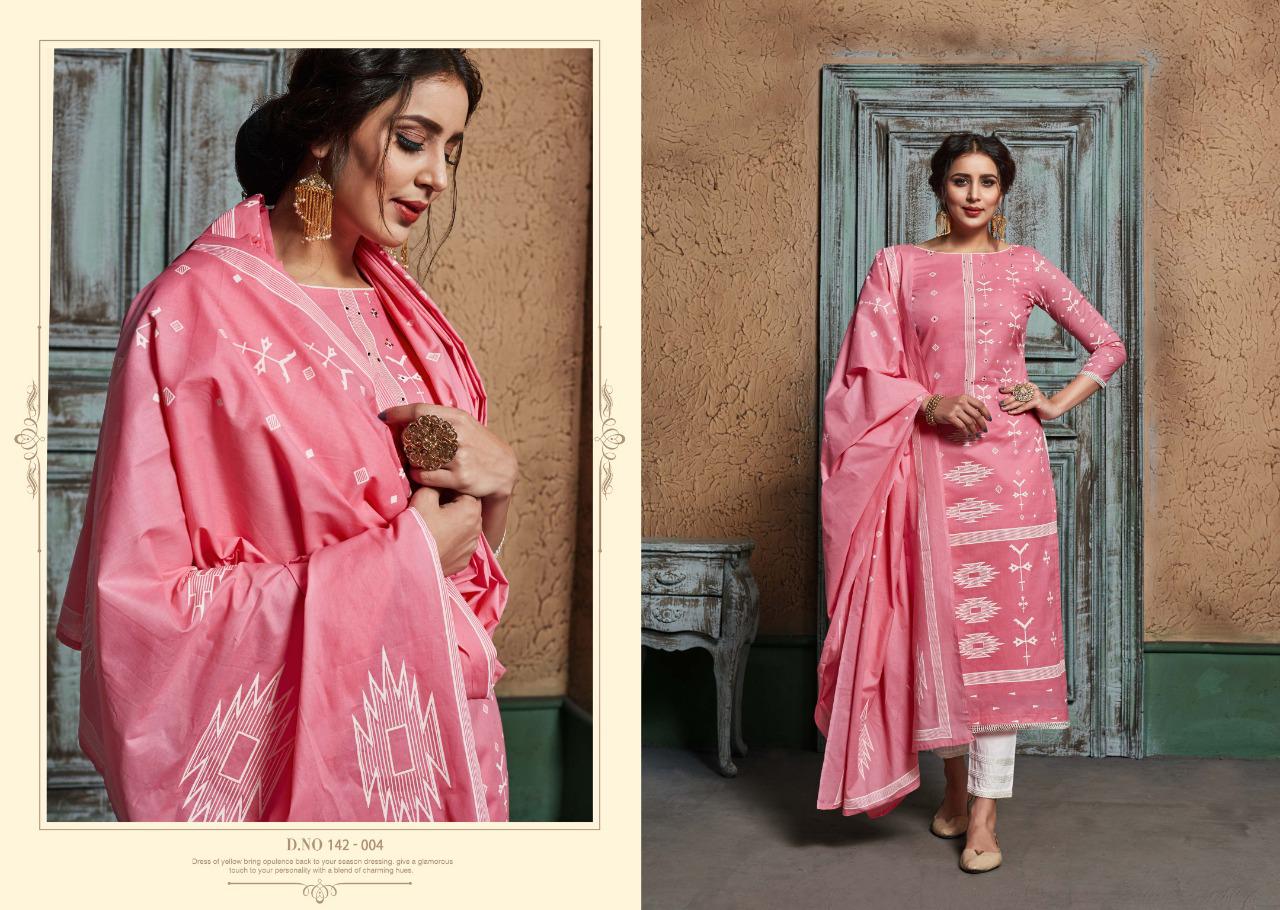 Sargam Prints Presents Aarzu Vol 3 Block Printed Cotton Dress Material Collection
