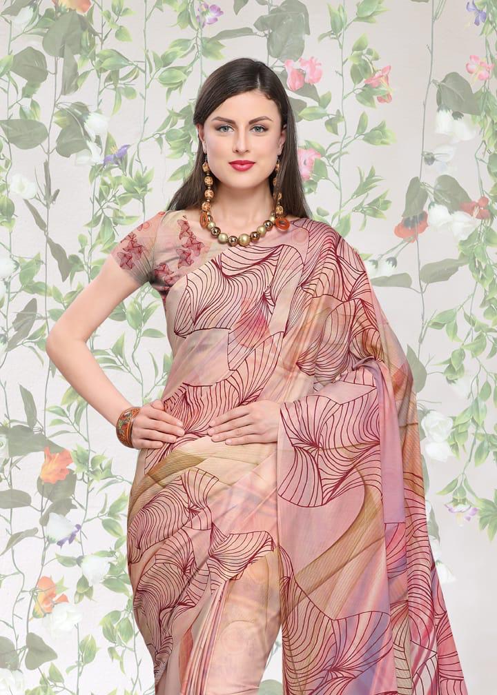 Vaishali Presents Soumya Fancy Digital Printed Silk Sarees Catalog Wholesaler