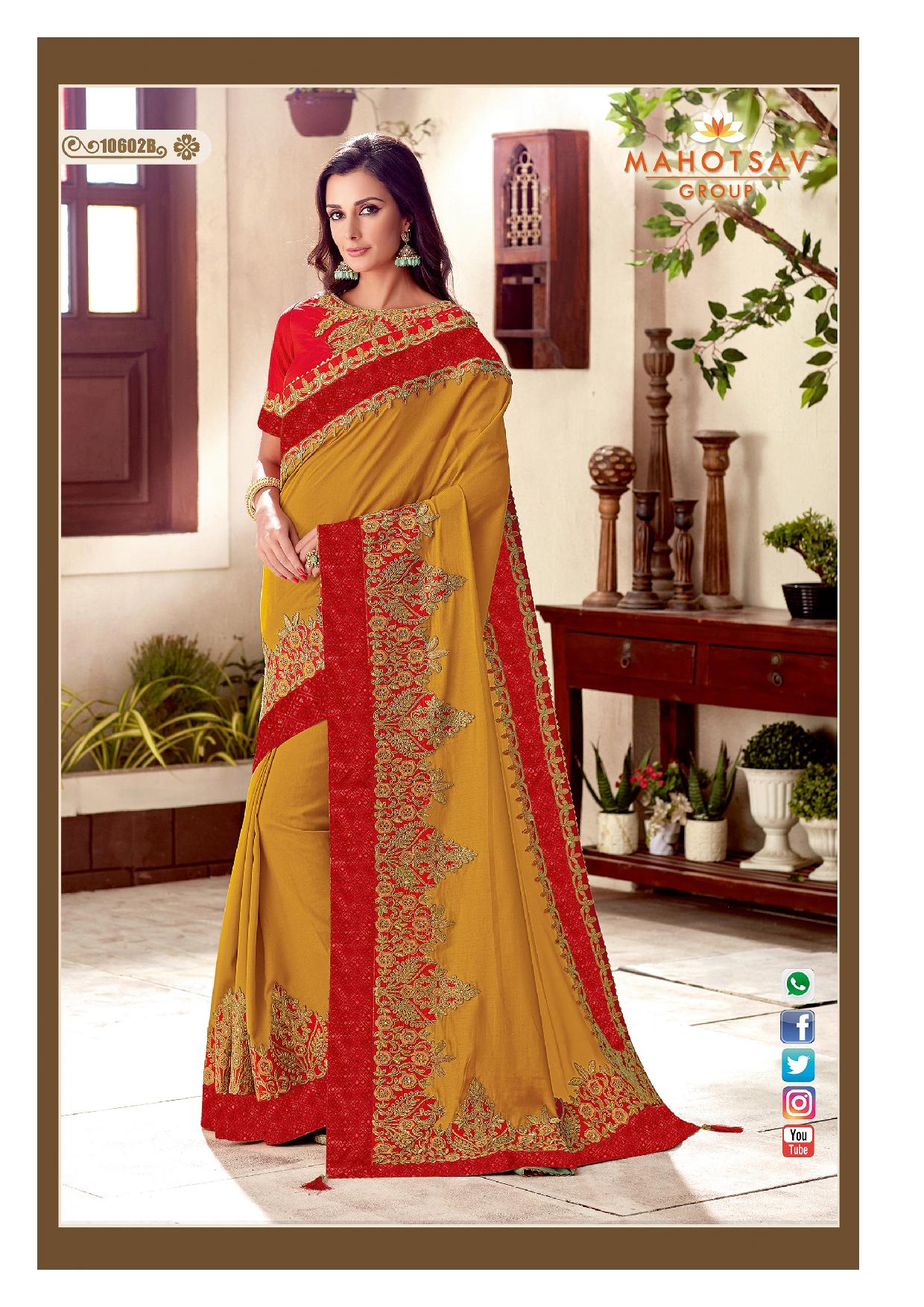 Mahotsav Presents Norita Royal Issue-31 Alankrita Premium Designer Party Wear Silk Sarees Catalog Wholesaler