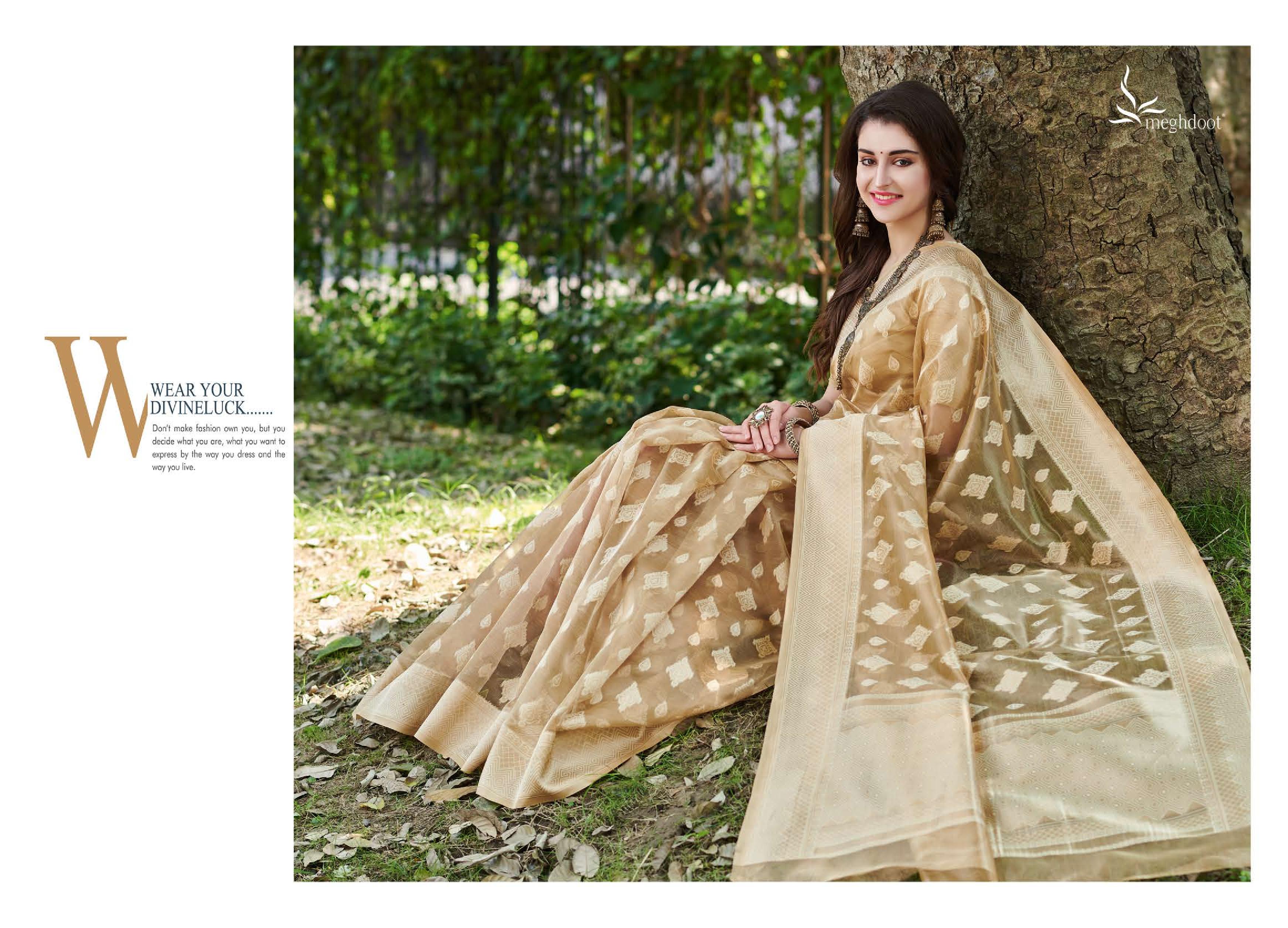 Meghdoot Presents Spark 2211 To 2896 South Indian Style Silk Sarees Catalog Wholesaler And Exporters