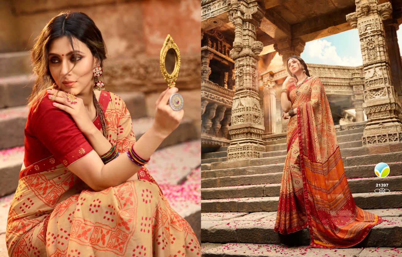 Vinay Presents Sheesha Starwalk 45 Bollywood Style Georgette Silk Printed Sarees Catalog Wholesaler