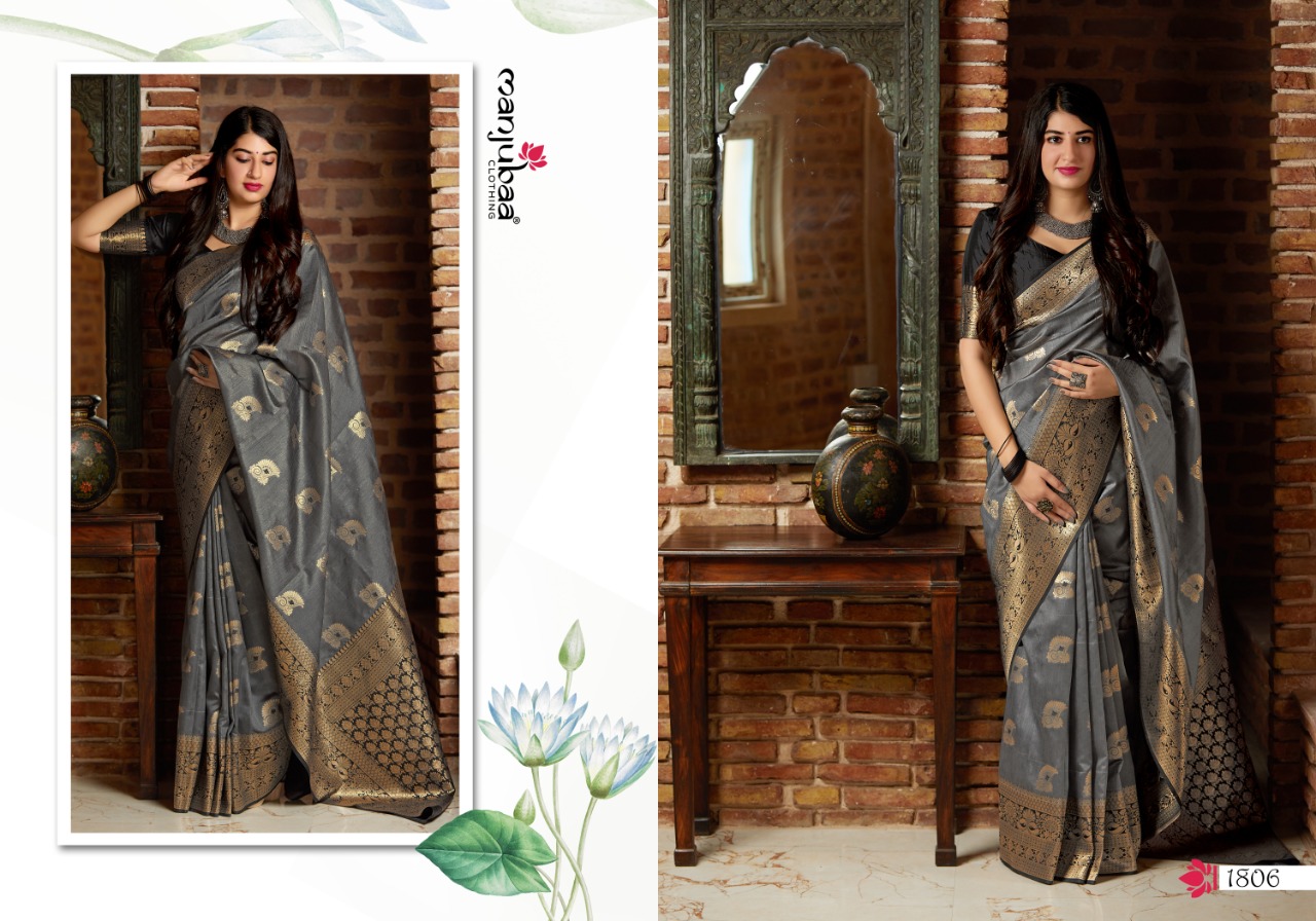 Manjubaa Presents Mangalya Silk Exclusive Collection Of Pure Banarasi Silk For Upcoming Session Collection