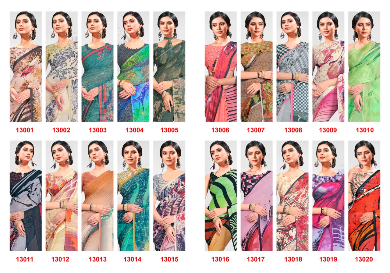 Vaishali Presents Samaira Vol-2 New Digital Weightless Printed Sarees Catalog Wholesaler