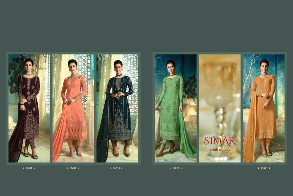 Glossy Presents Miraaz Boutique Style Straight Top With Bottom Work Straigh Salwar Suit Catalog Wholesaler