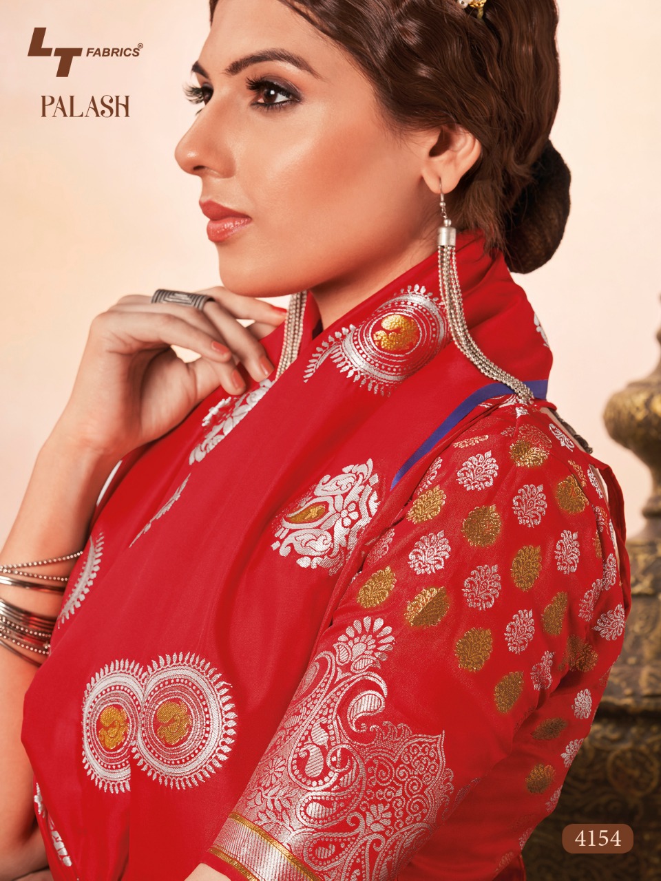 Lt Sarees Presents Palash Traditional Wear Soft Silk Sarees Catalog Wholesaler