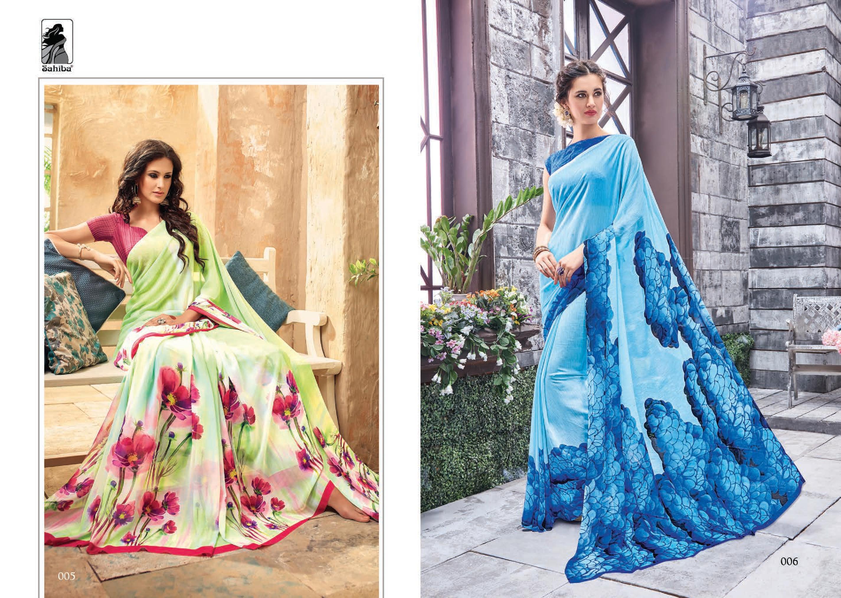 Sahiba Presents Tamnna Beautiful Designer Daily Wear Printed Sarees Catalog Wholesaler