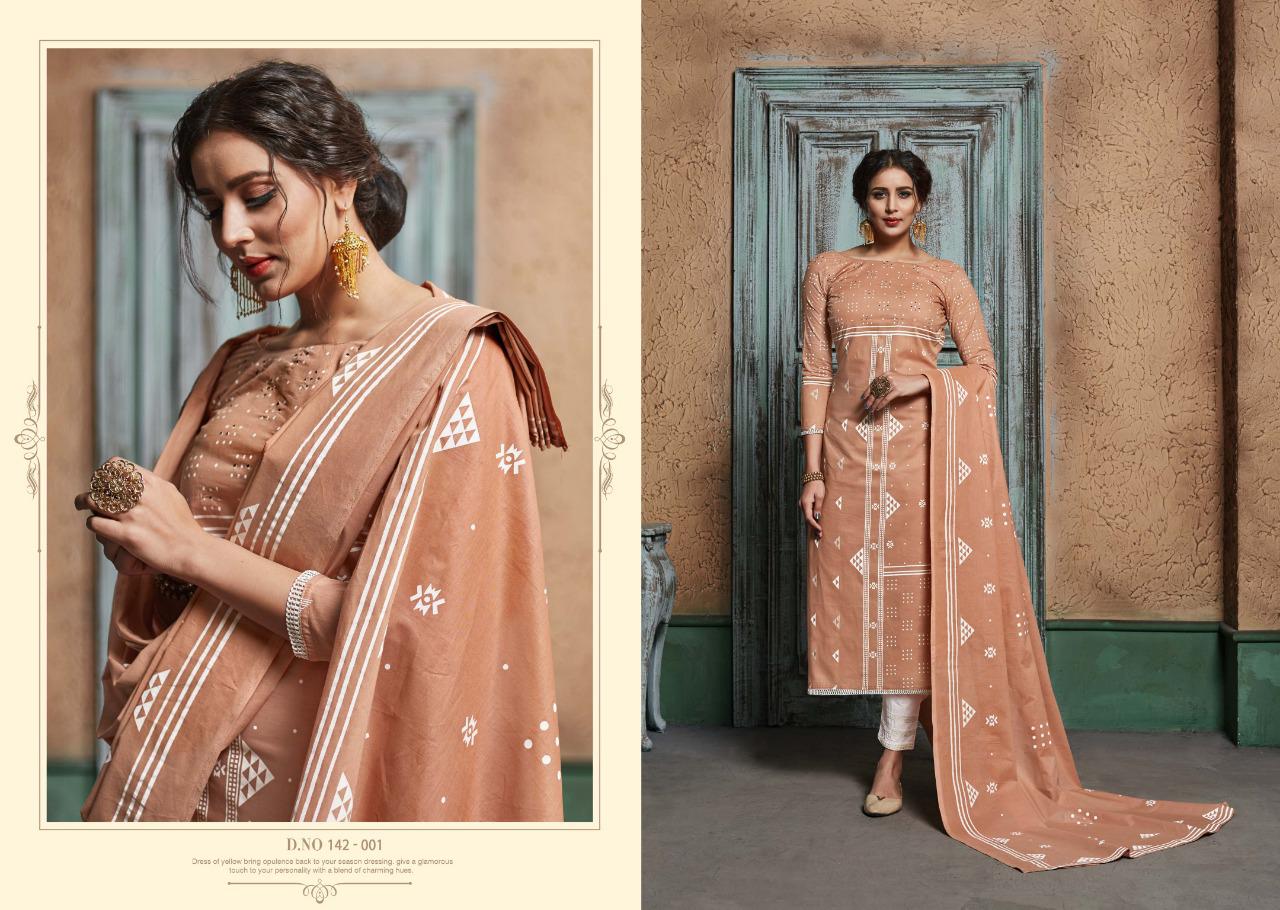 Sargam Prints Presents Aarzu Vol 3 Block Printed Cotton Dress Material Collection