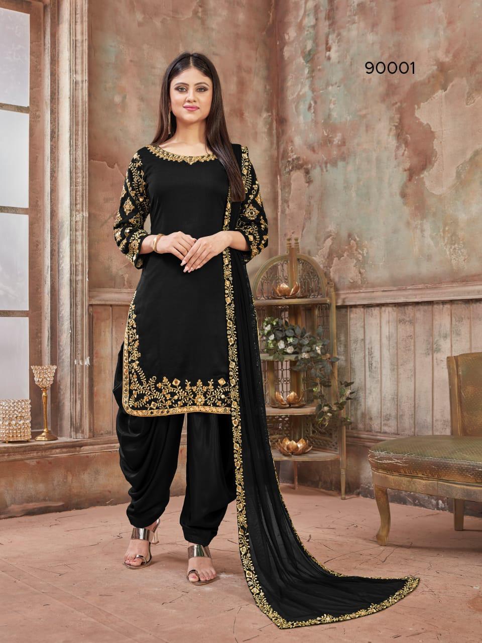 Twisha Presents Aanaya Vol-90 Party Wear Designer Panjubi Style Patiala Salwar Suit Wholesaler
