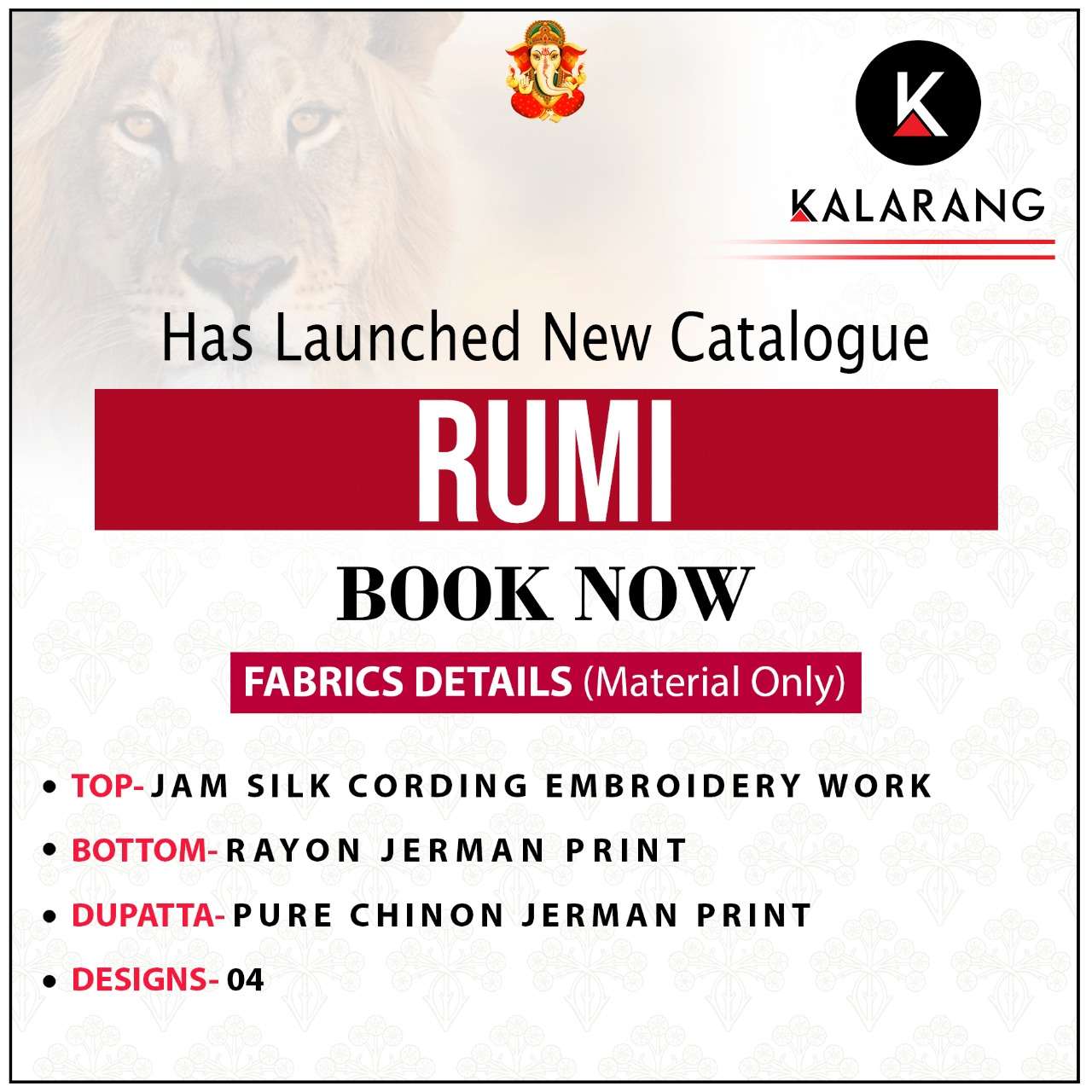 Kalarang  Presents Rumi Beautiful Stylist Jam Silk Embroidery Patiala Salwar Kameez Catalog Wholesaler And Exporters