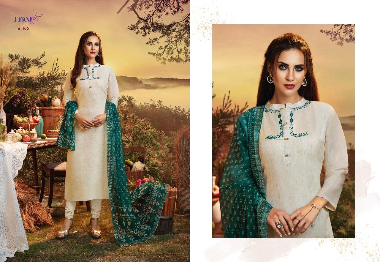 Fionista Presents Mosam Beautiful Designer Kurtis With Dupattas Collection At Wholesale Rate In Surat