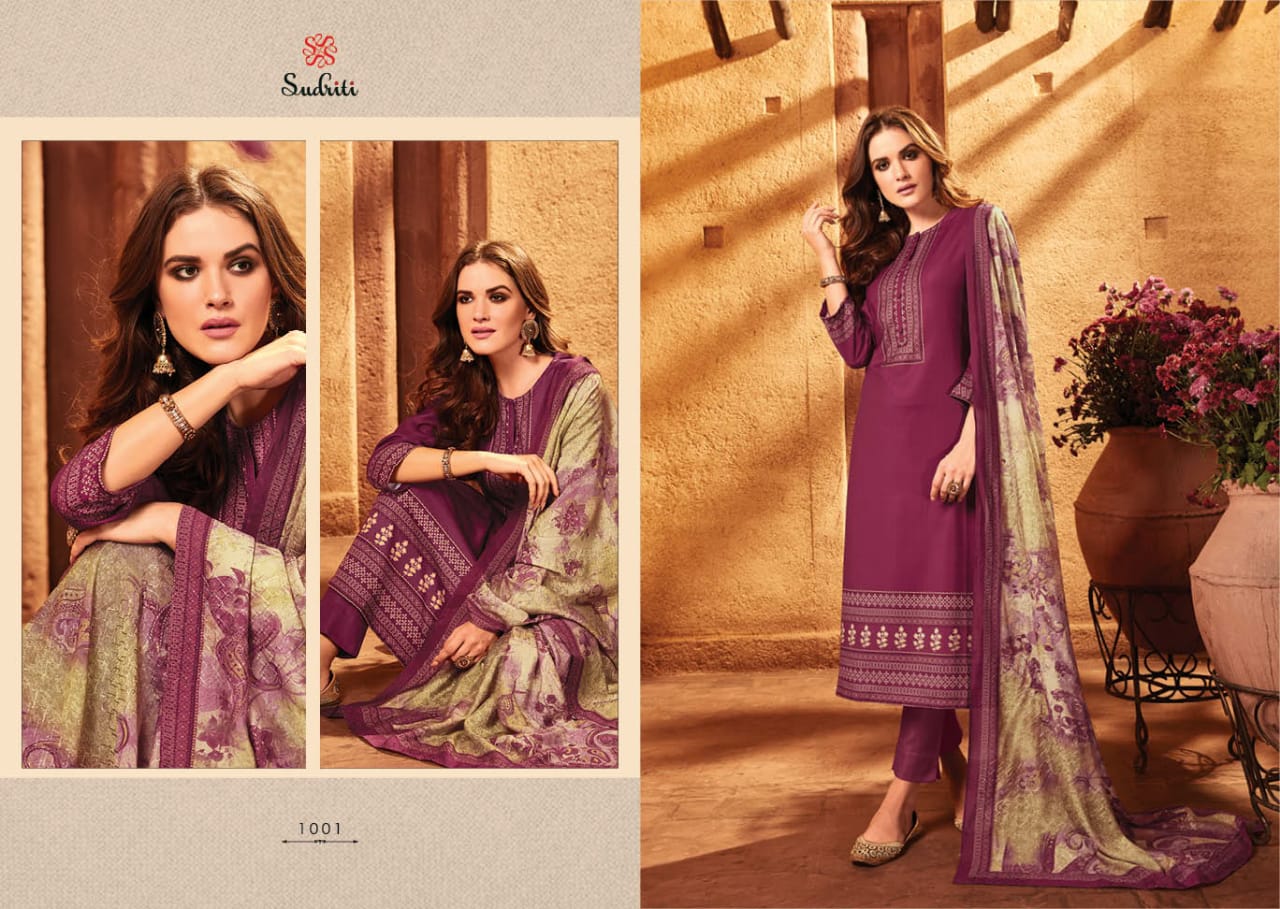 Sahiba Suit Presents Aikeyah Pashmina Digital Printed Party Wear Straight Salwar Suit Catalog Wholesaler