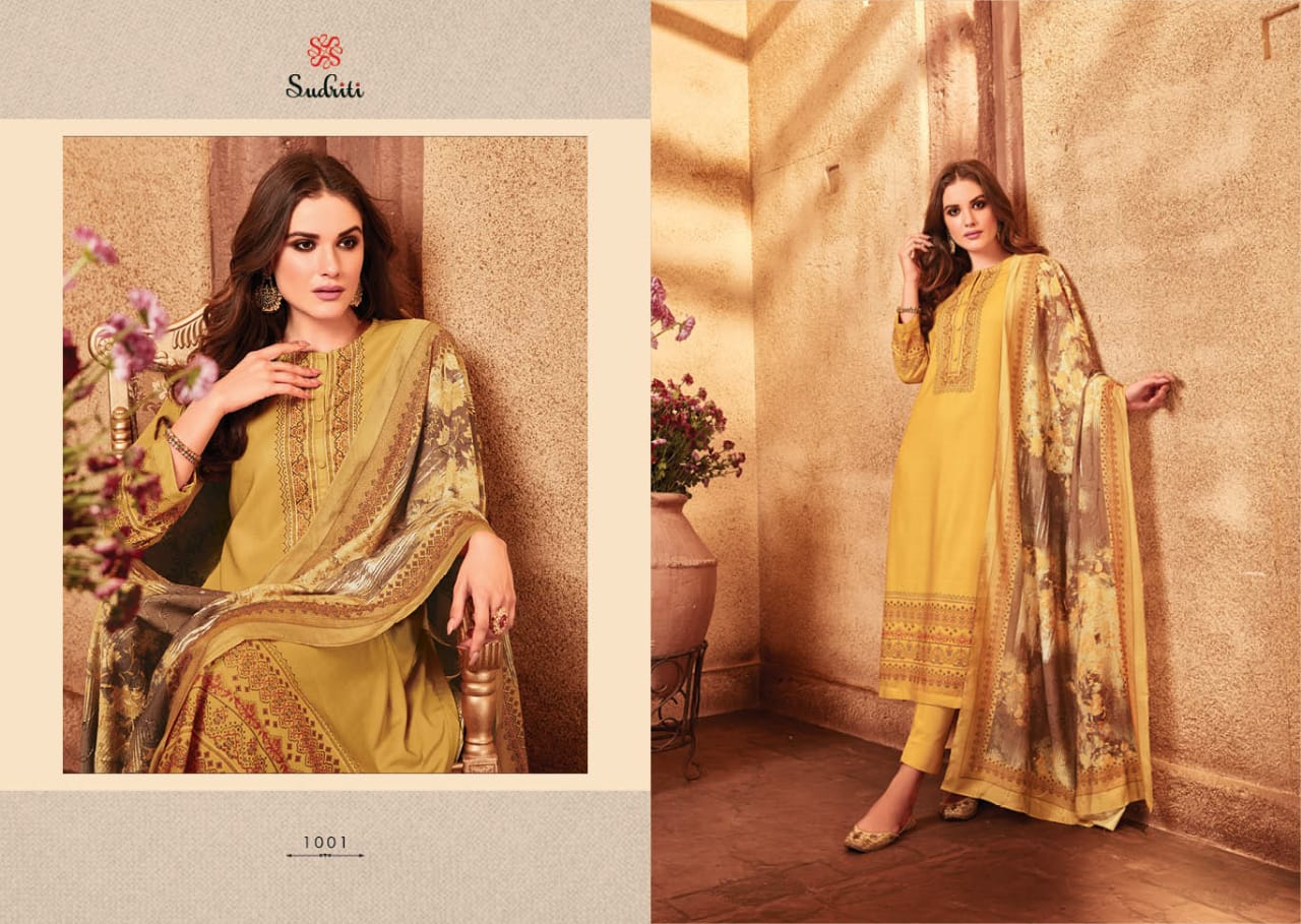 Sahiba Suit Presents Aikeyah Pashmina Digital Printed Party Wear Straight Salwar Suit Catalog Wholesaler